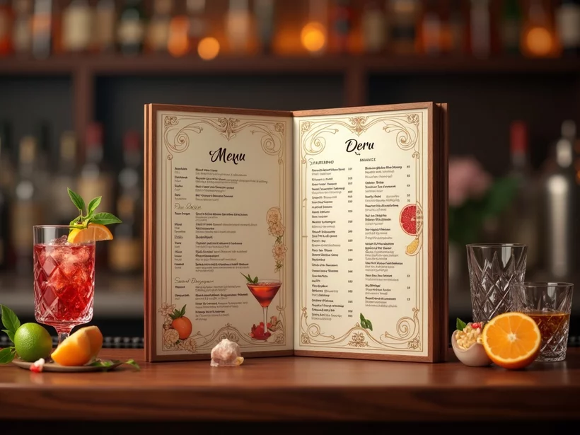 innovation in bar menu design for hospitality success